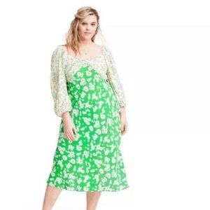 Rixo for Target Daisy Long Sleeve Swing Dress
